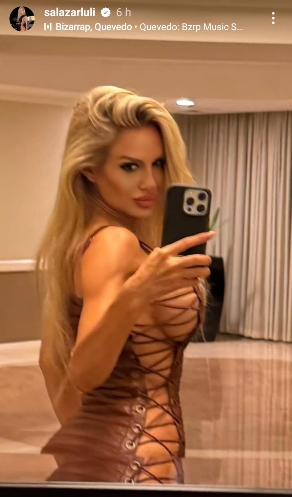 Luciana Salazar subió la temperatura con un vestido ultra sexy