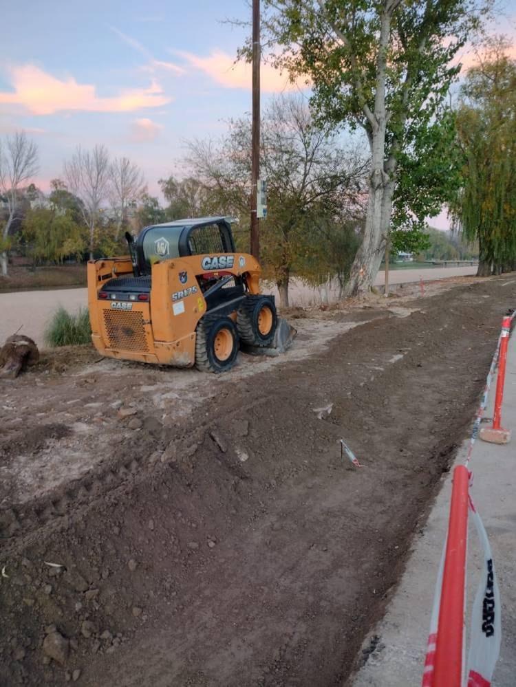 Reformas en la costanera de Mina Clavero