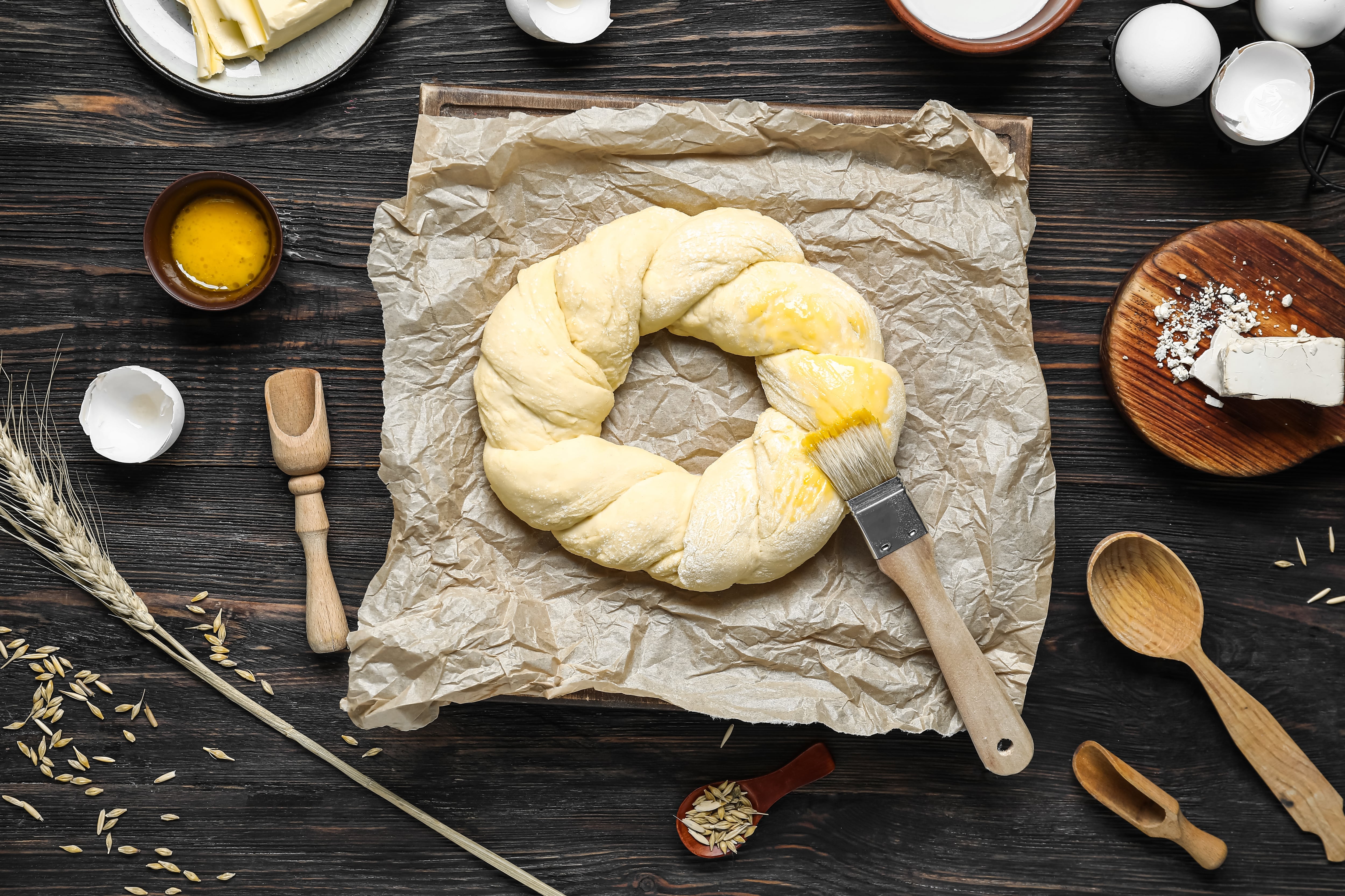 Cómo preparar una rosca de Pascuas