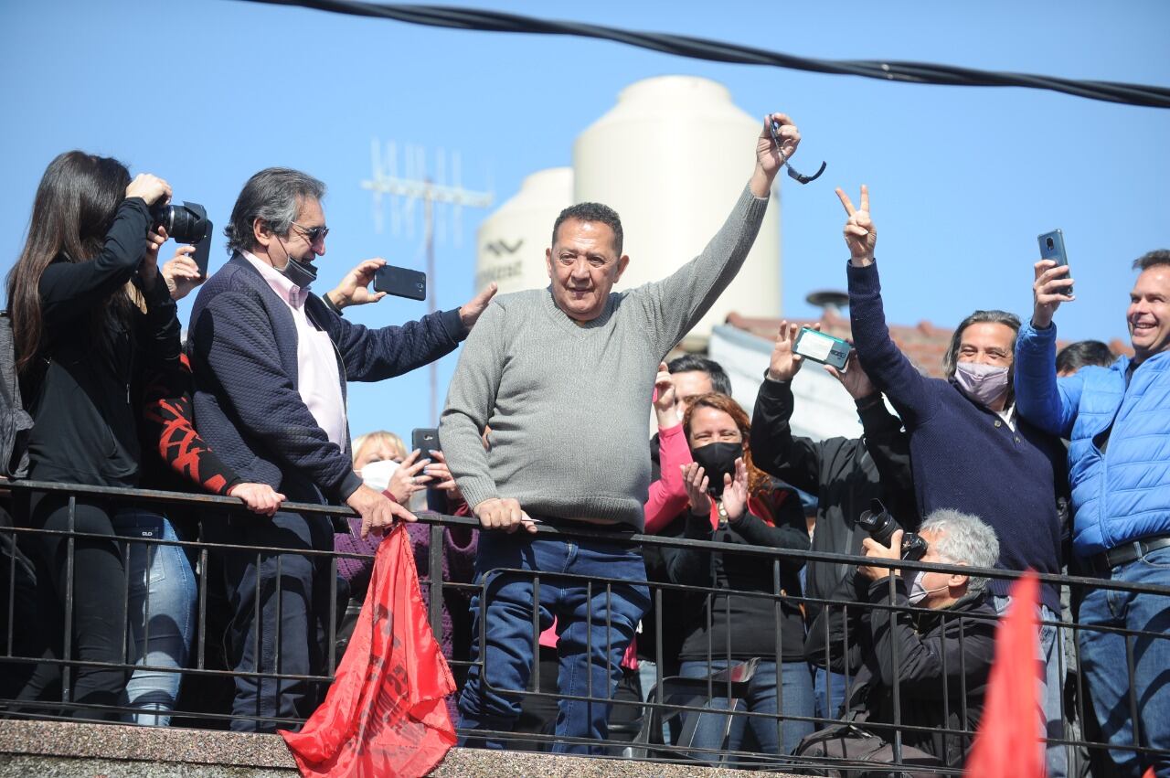 Luis D'Elía, duro contra Juan Grabois.