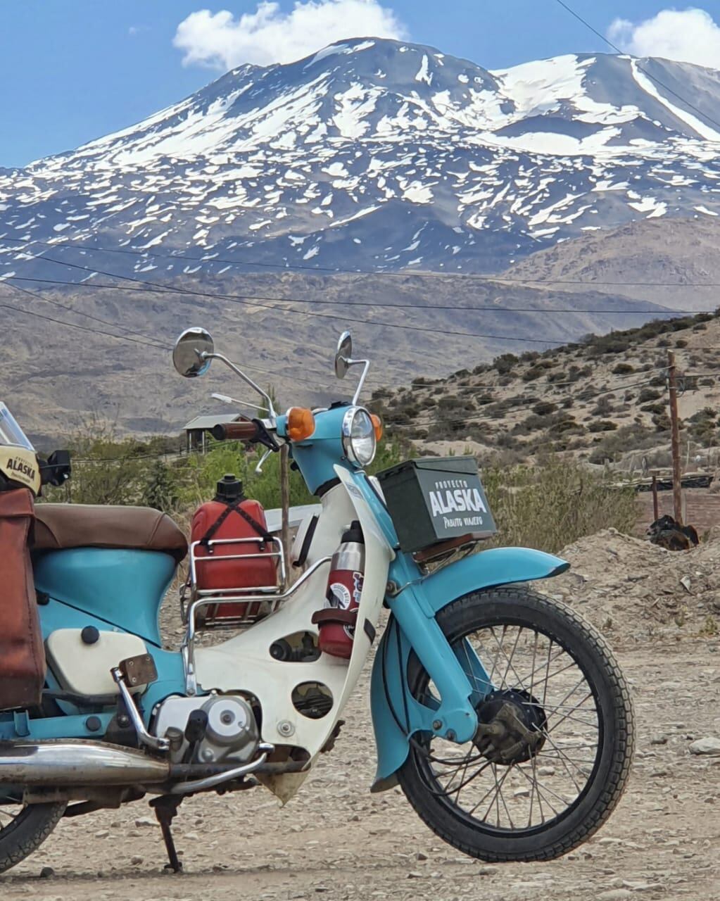 La motocicleta de Pablo.