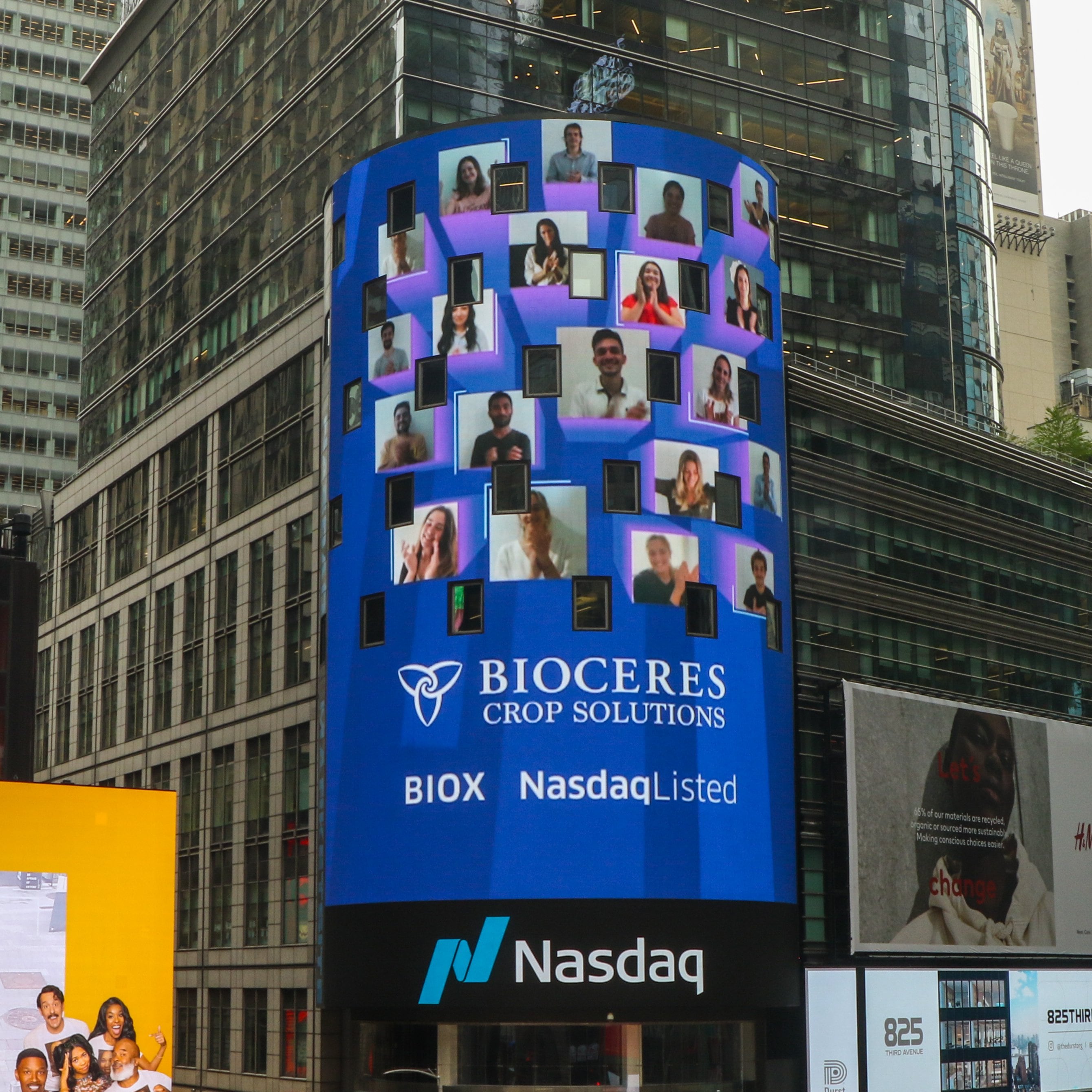 Bioceres comenzó a operar en Nasdaq. (@Nasdaq)