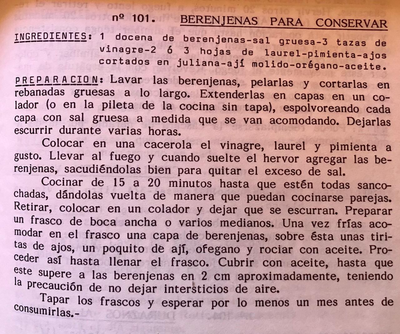 ¡Un tesoro! Una de las recetas de Dorita de Ponte.