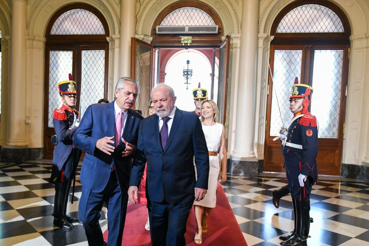 Los Presidentes Alberto Fernández y Lula da Silva VII reunidos en la Cumbre de la Comunidad de Estados Latinoamericanos y Caribeños (CELAC)