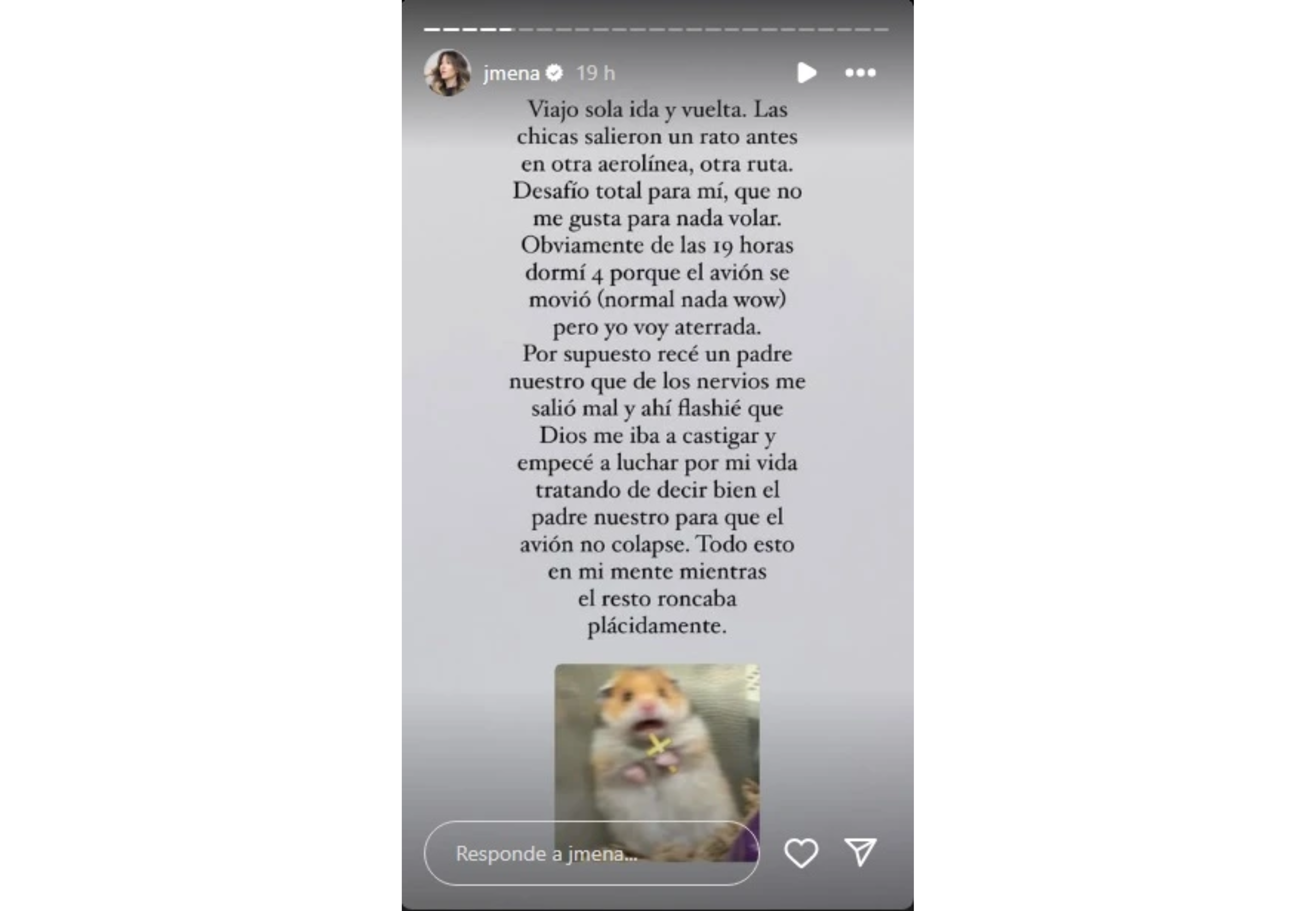 Jimena contó detalles sobre su viaje a Tailandia.