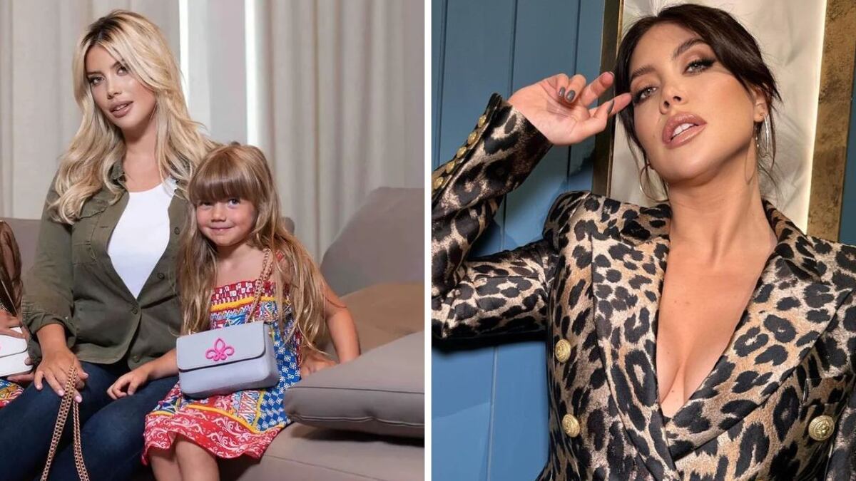 Cuesta casi 300mil pesos: este es el mini bolso animal print de Isabella, la hija de Wanda Nara