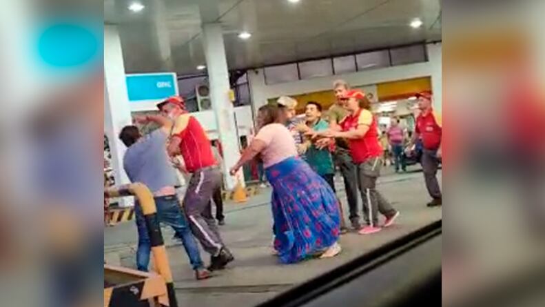 Nuevo ataque a los playeros de una estación de servicios en Córdoba. (Captura video gentileza El Doce TV)