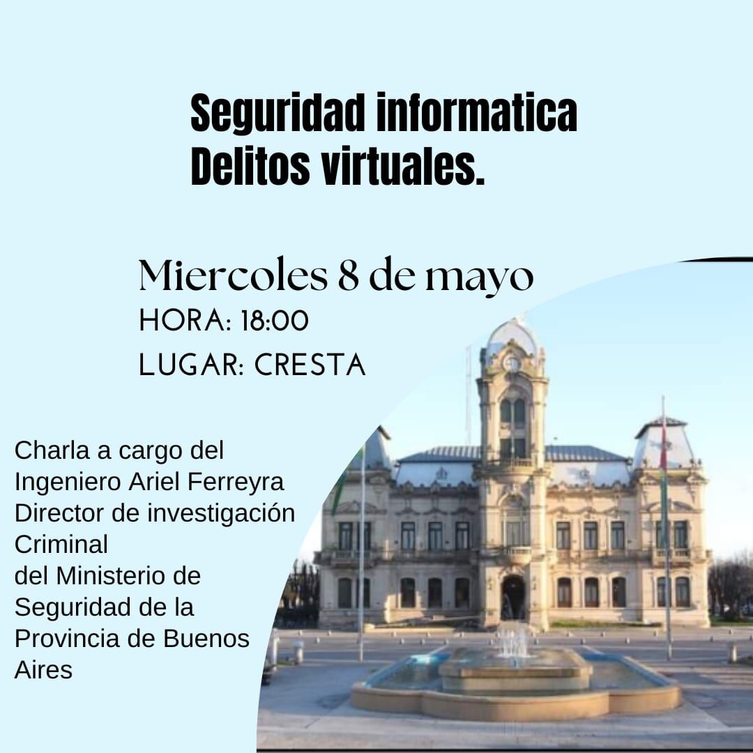 Charla sobre seguridad informática y delitos virtuales