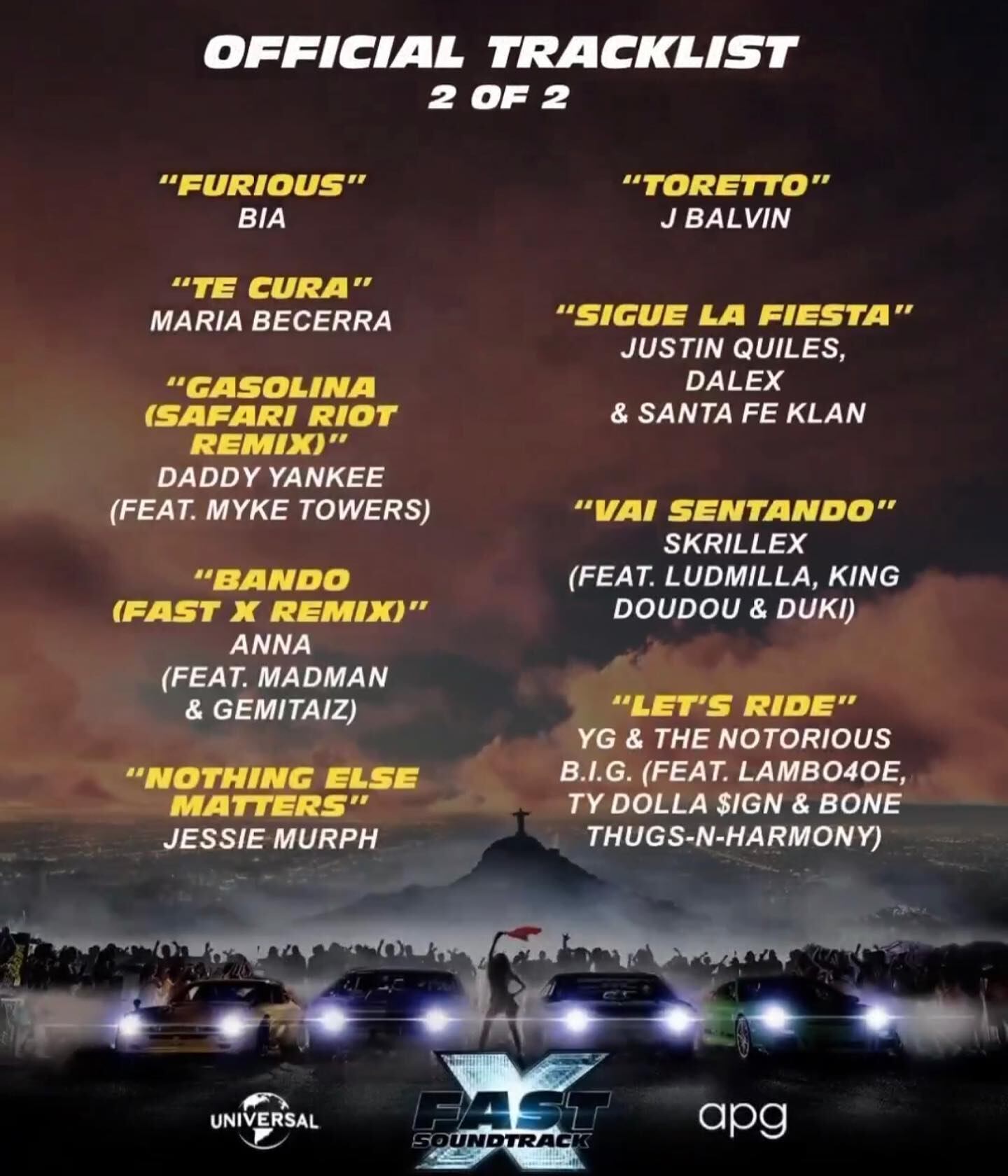 Duki será parte del soundtrack de “Rápidos y Furiosos X” en una colaboración con Skrillex