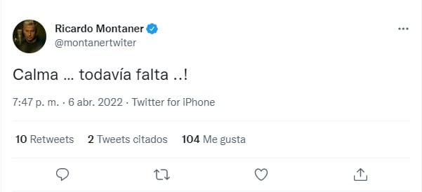 El misterioso tuit de Ricardo Montaner