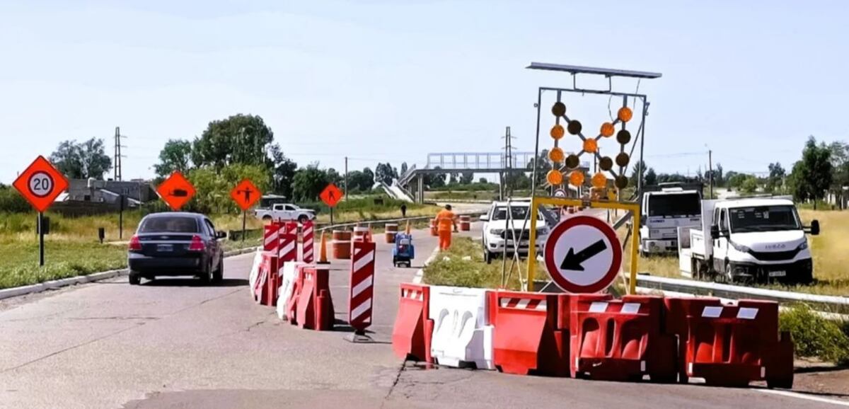 Habilitan un desvío en la autopista Bahía Blanca - Punta Alta
