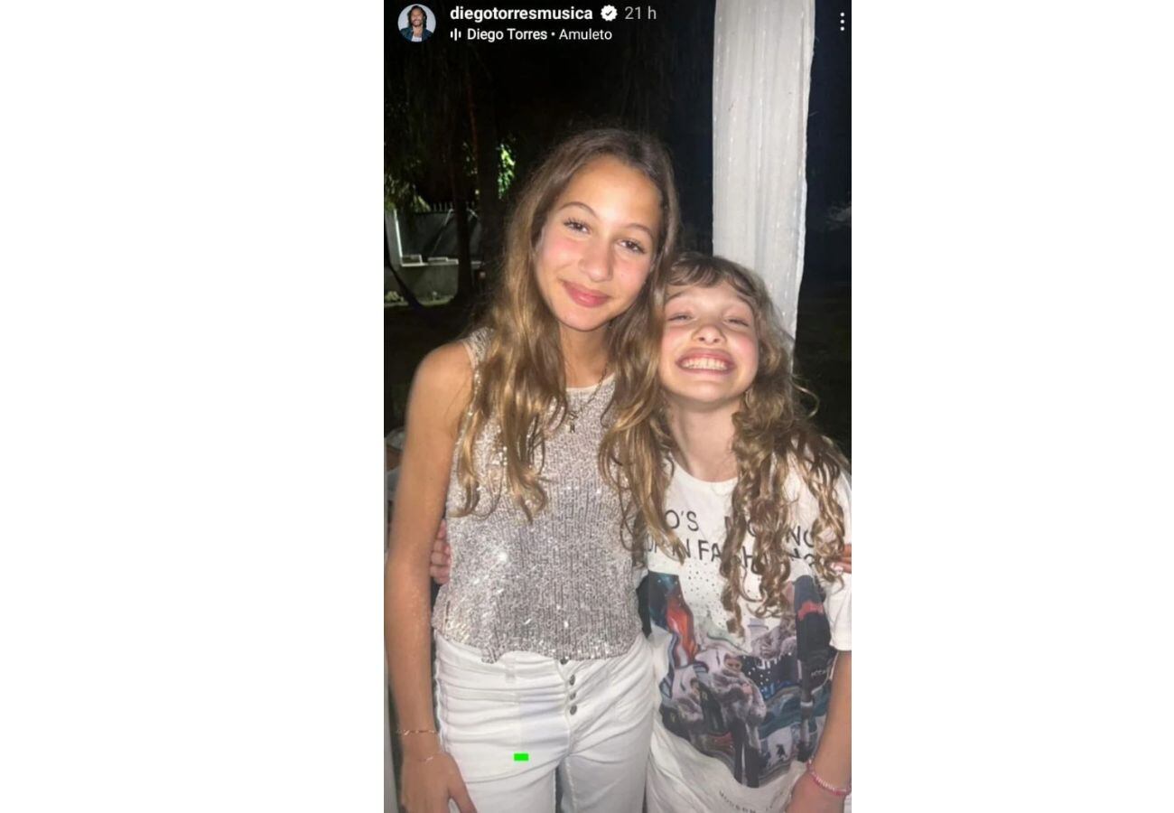 Nina, la hija de Diego Torres y Débora Bello