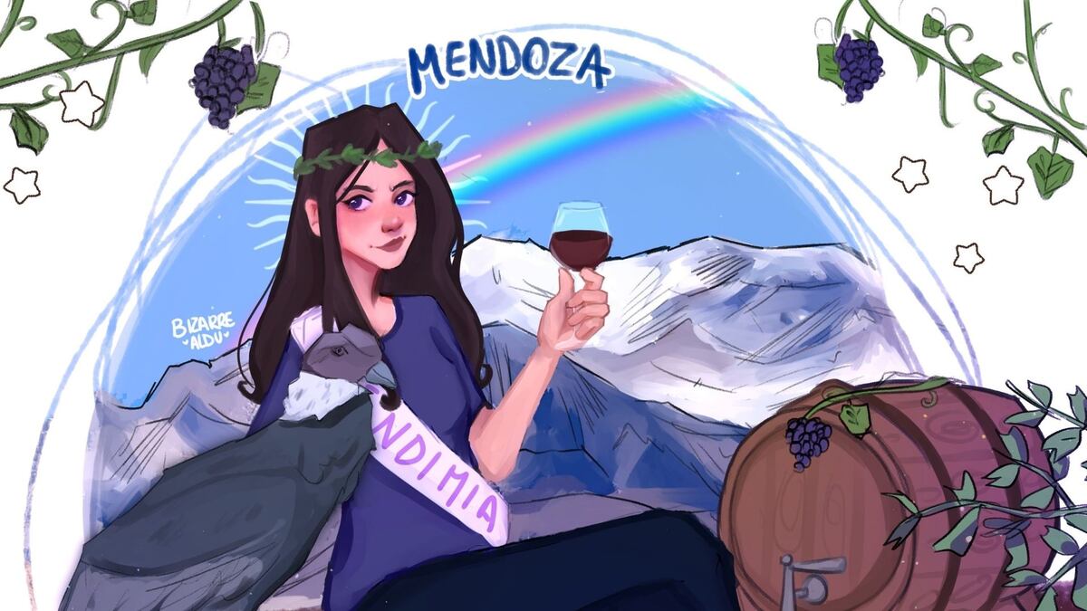 Una joven “humanizó” a Mendoza a través del arte y fue furor en las redes