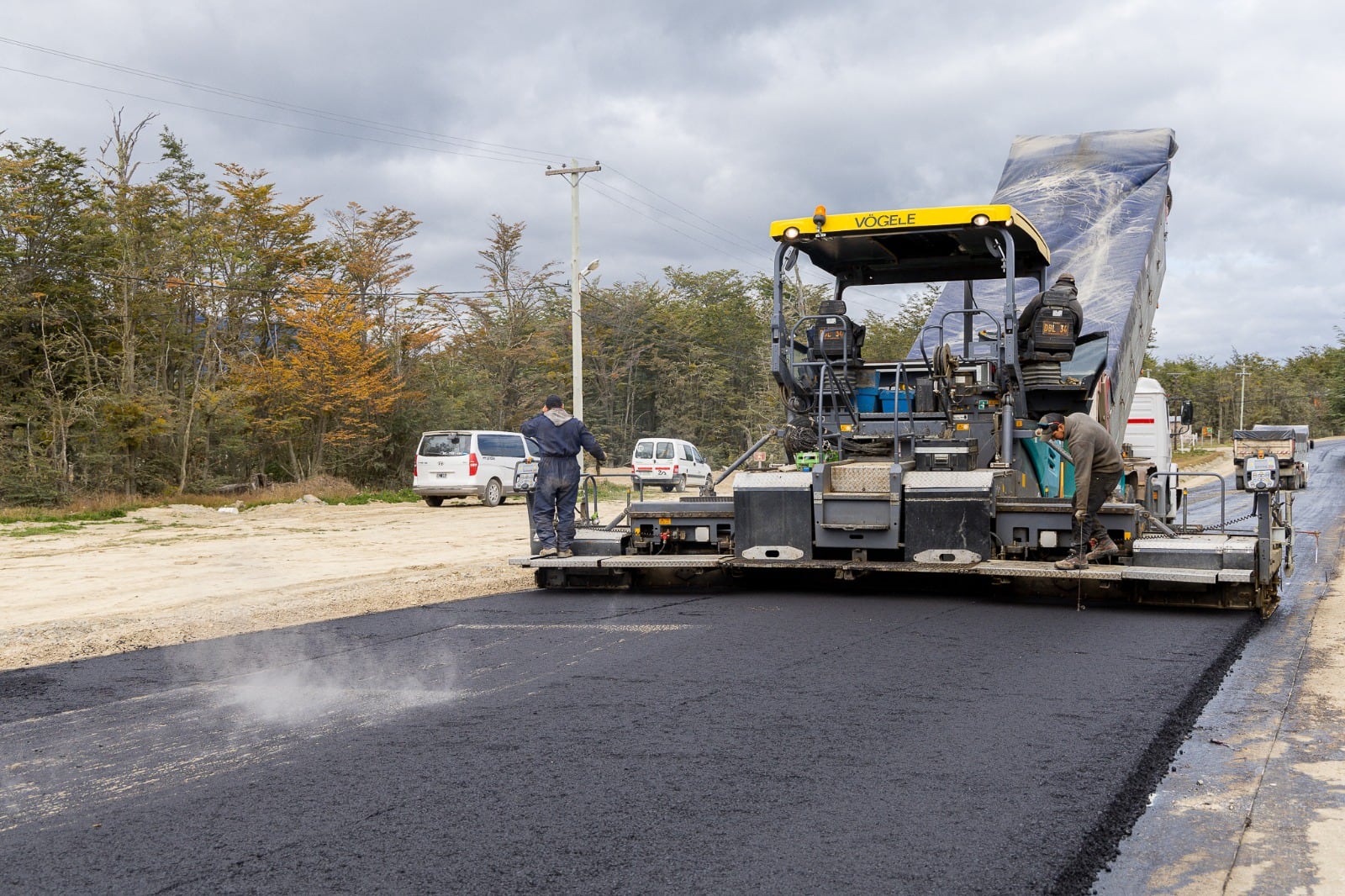 Tierra del Fuego: asfaltaron un nuevo sector de la ruta provincial Nº1