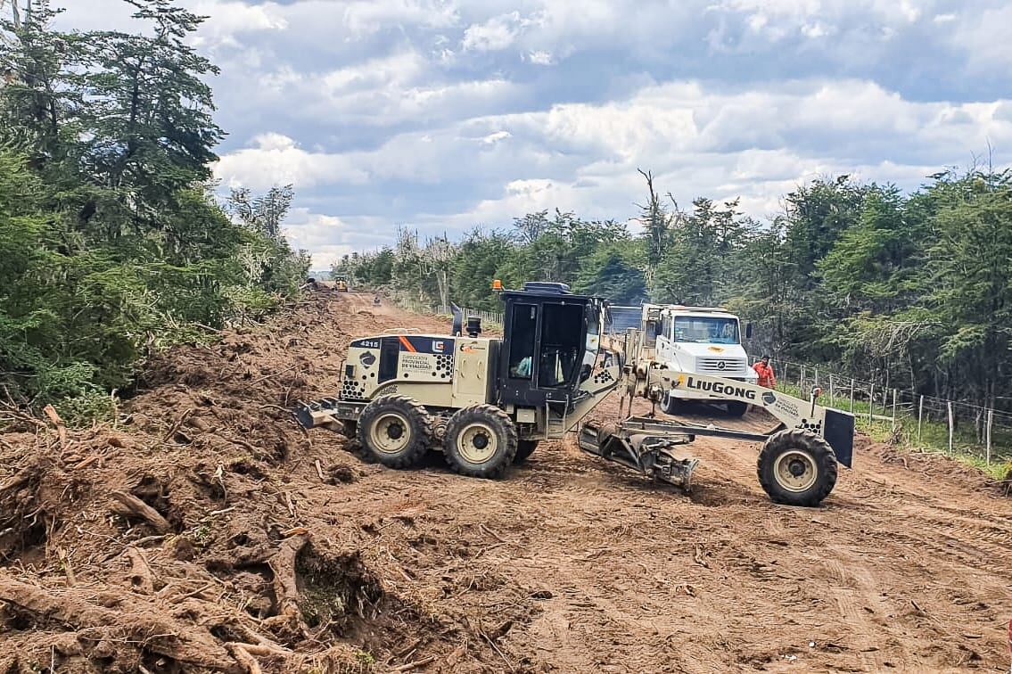 Vialidad continúa con los trabajo en la Reserva Corazón de la Isla.