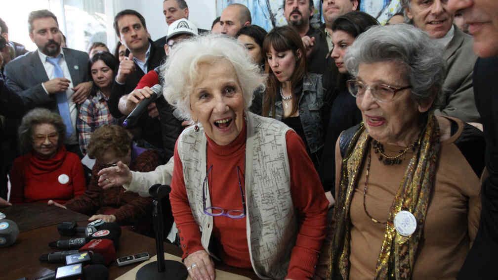 Estela de Carlotto reavivó la interna del Frente de Todos