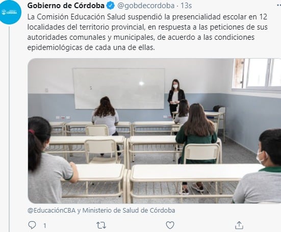 Volvieron las clases presenciales, pero parcialmente.