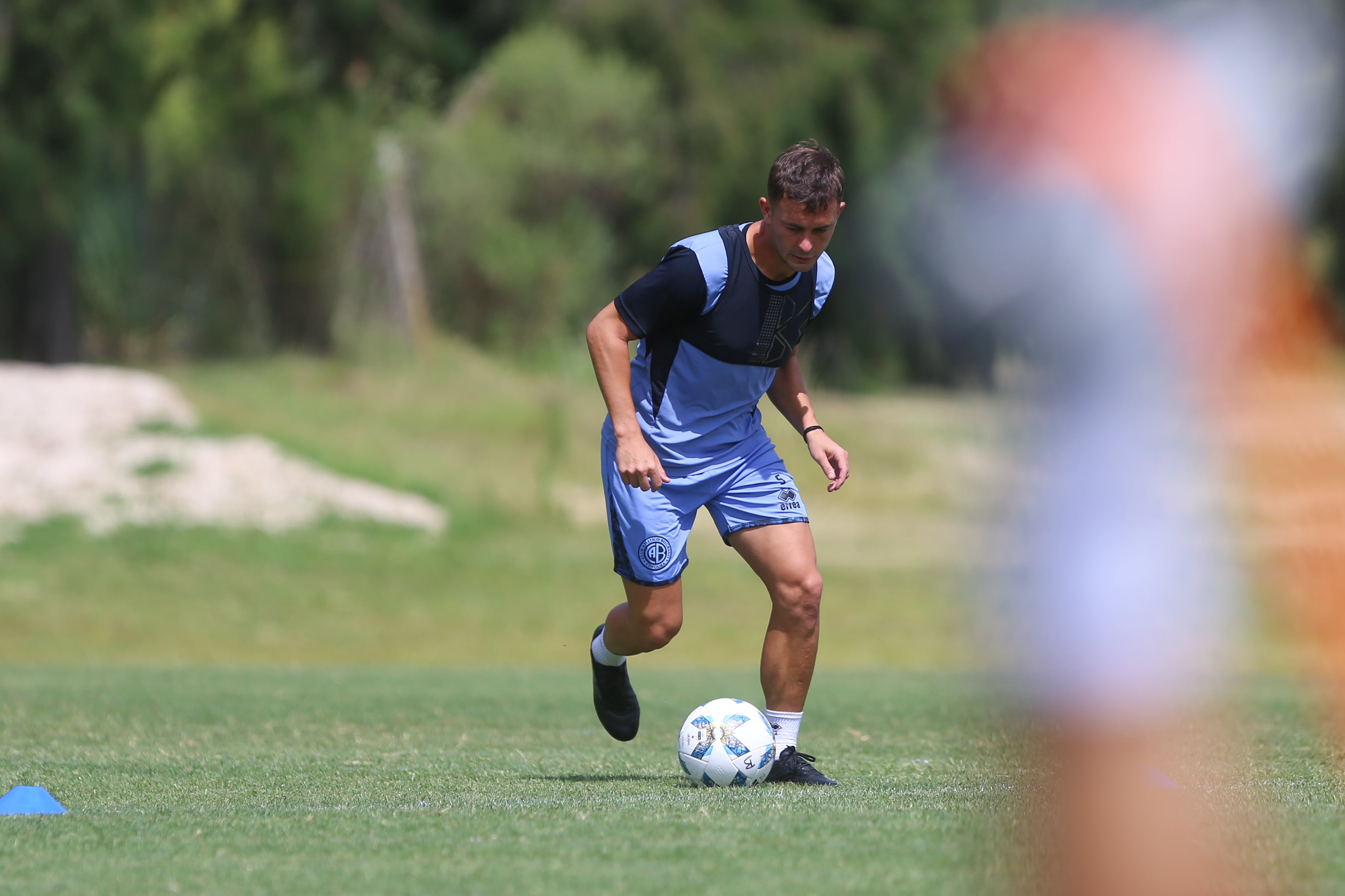 Santiago Longo está recuperado y este sábado estaré en uno de los amistosos de la "B" (Prensa Belgrano)