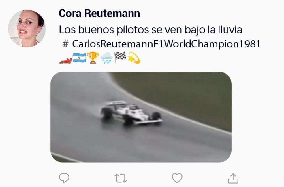 El polémico comentario de Cora Reutemann tras el choque de Franco Colapinto en la lluvia durante el GP de Brasil