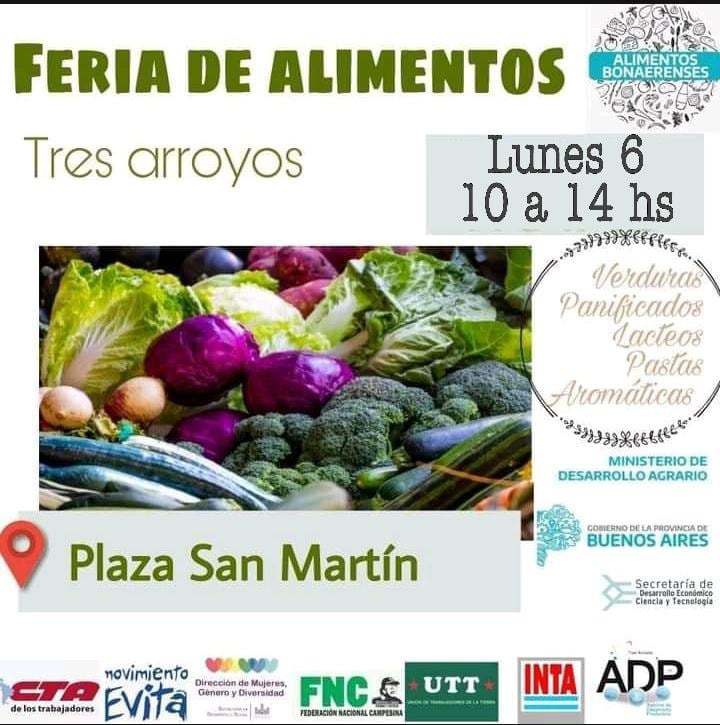 Feria de Mercado Bonaerenses en la Plaza San Martín