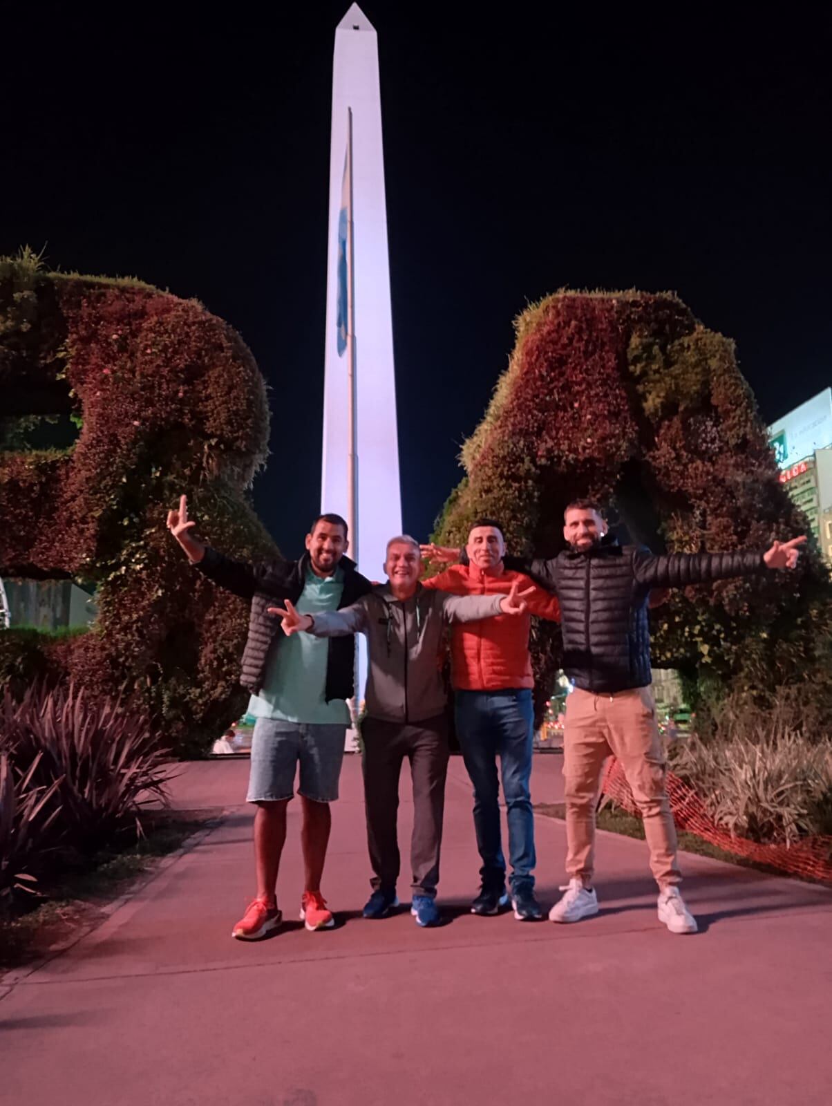 Diego Bergese, Juan Pablo Lario, Miguel Brochero y Carlos Quiroga