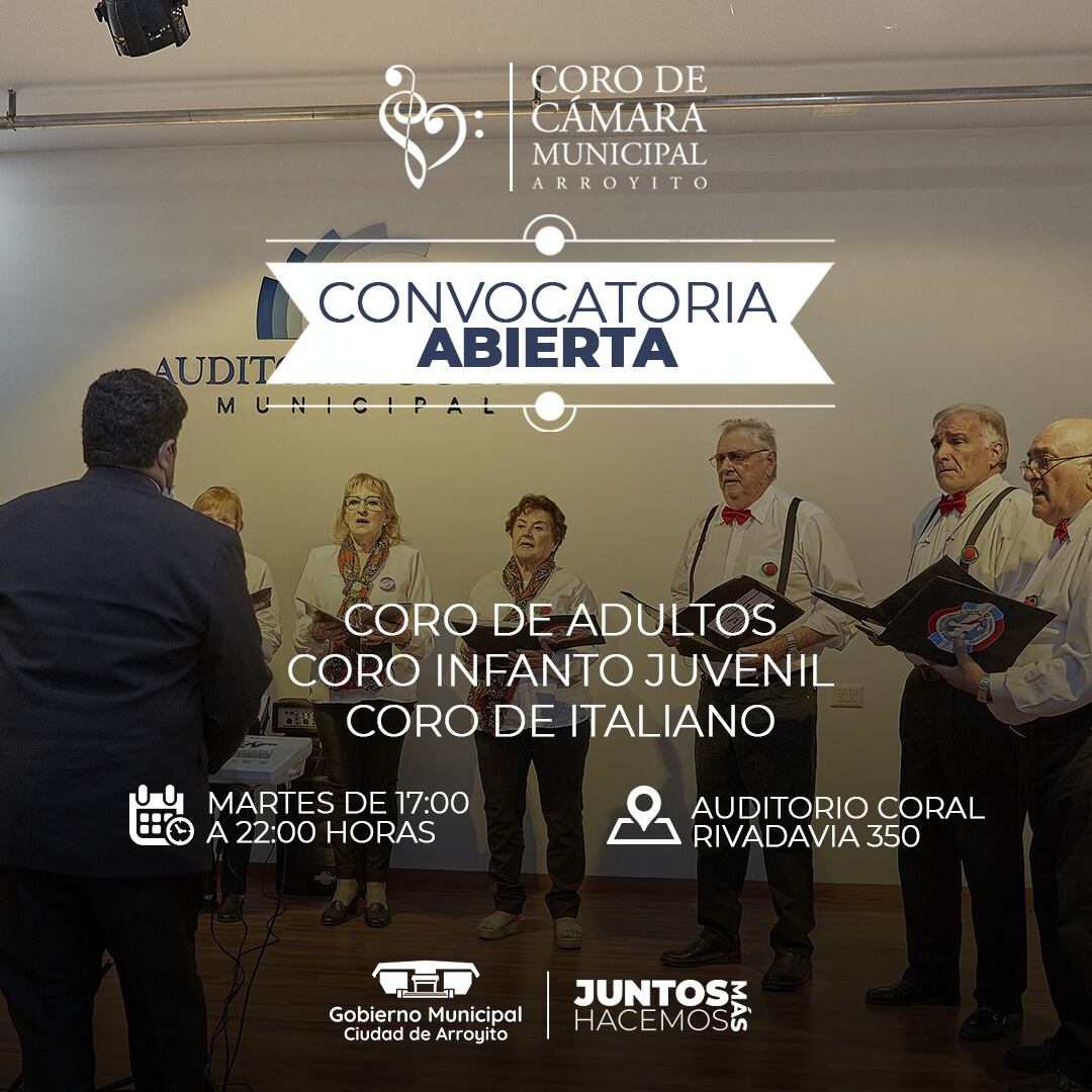 Convocatoria Coros Arroyito