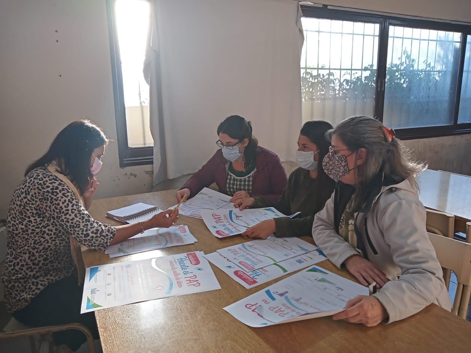 Campaña de prevención y detección temprana de cáncer de cuello de útero en el Centro de Salud