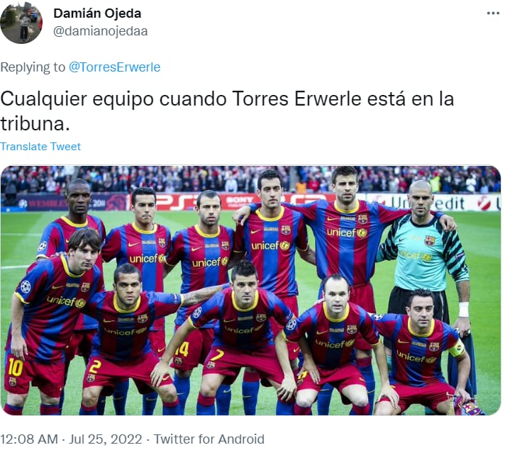 Los mejores memes de Valentín Torres Erwerle