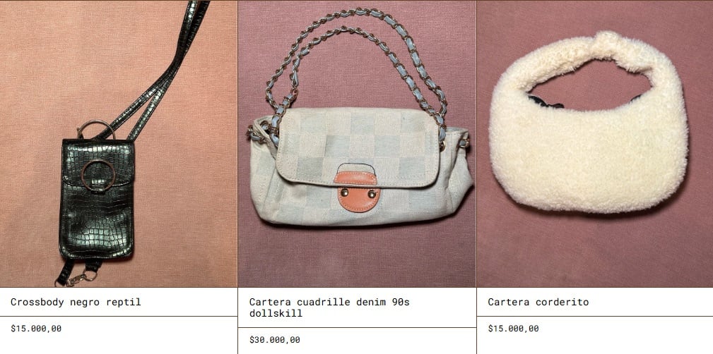 Las carteras que vende Onlinemami