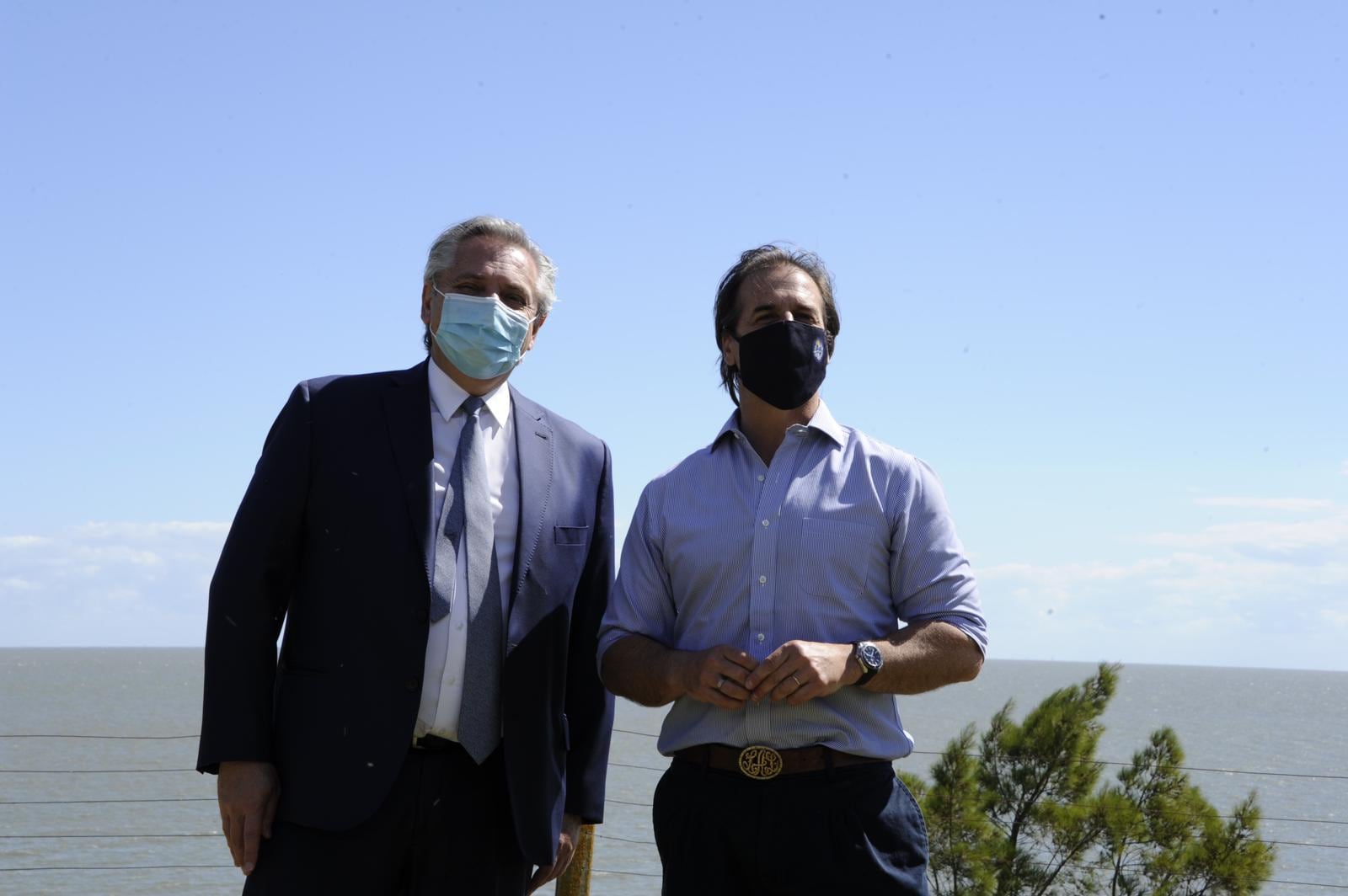 Alberto Fernández y Luis Lacalle Pou