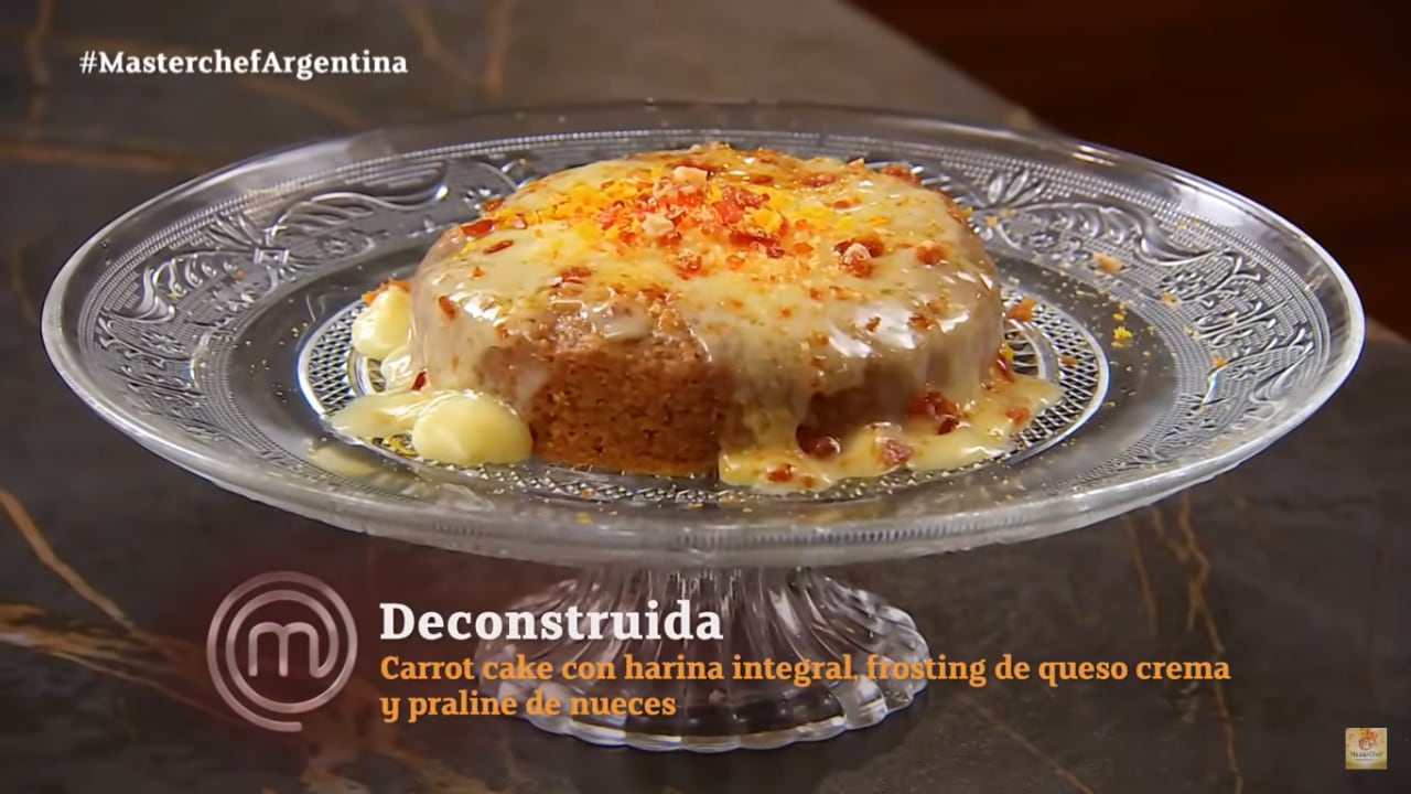 Así se vio lea carrot cake sin huevos de Gastón Dalmau.