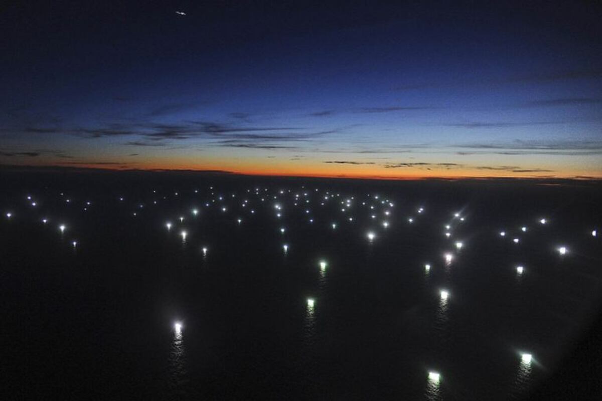 Pesca ilegal en las costas de Chubut: buques chinos se estarían llevando 300.000 toneladas de calamar argentino