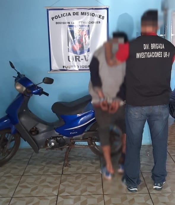 Terminó detenido tras intentar robar una motocicleta de un hotel en Puerto Iguazú.