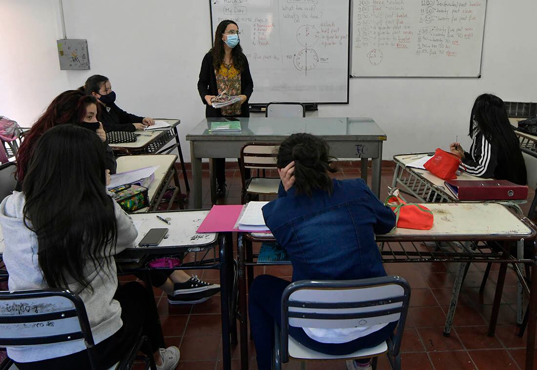 Clases en pandemia. (Foto: Orlando Pelichotti)