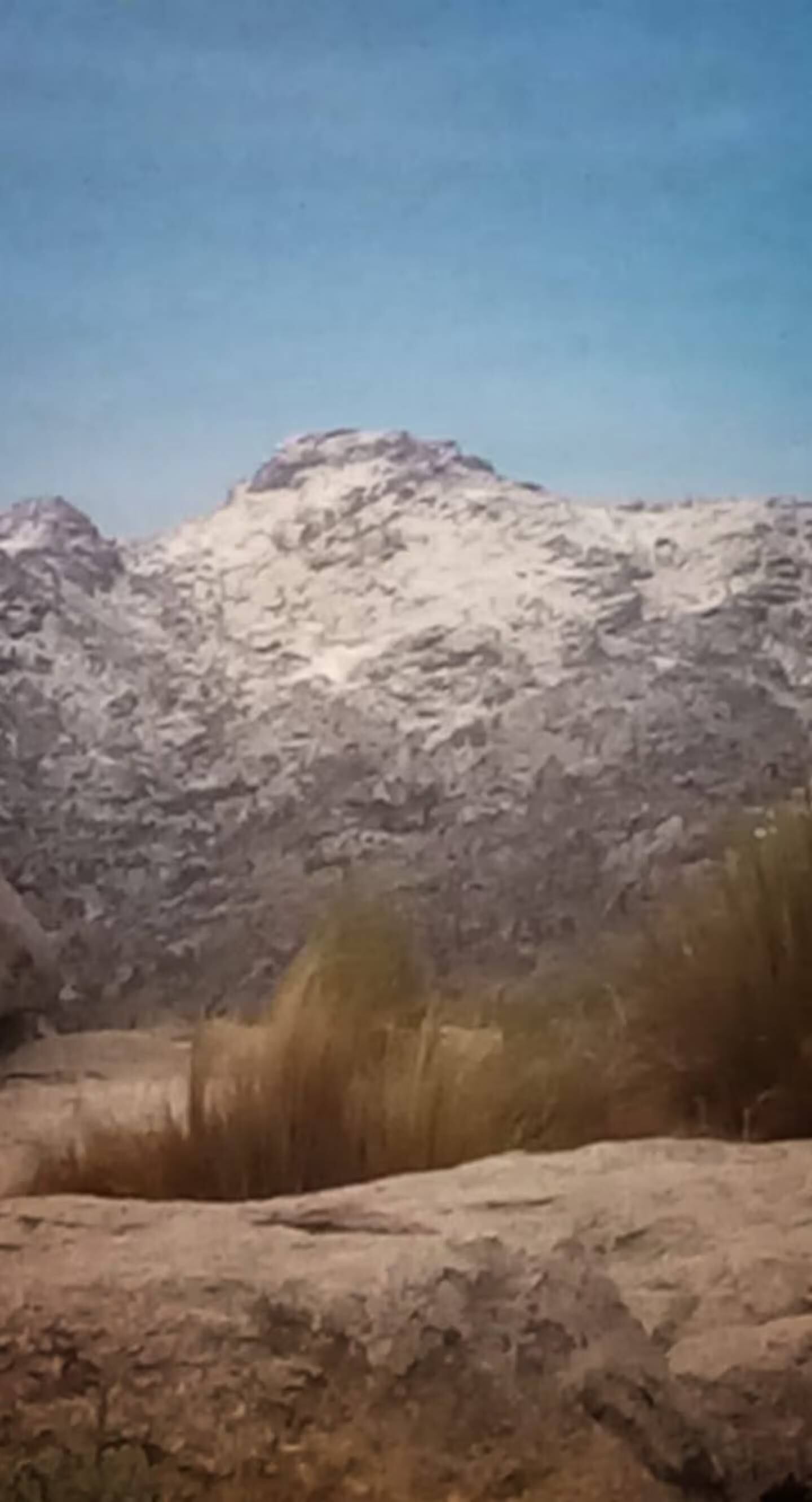 Primera nevada del año en la cima del cerro Champaquí. (Foto Cristian Alegre)