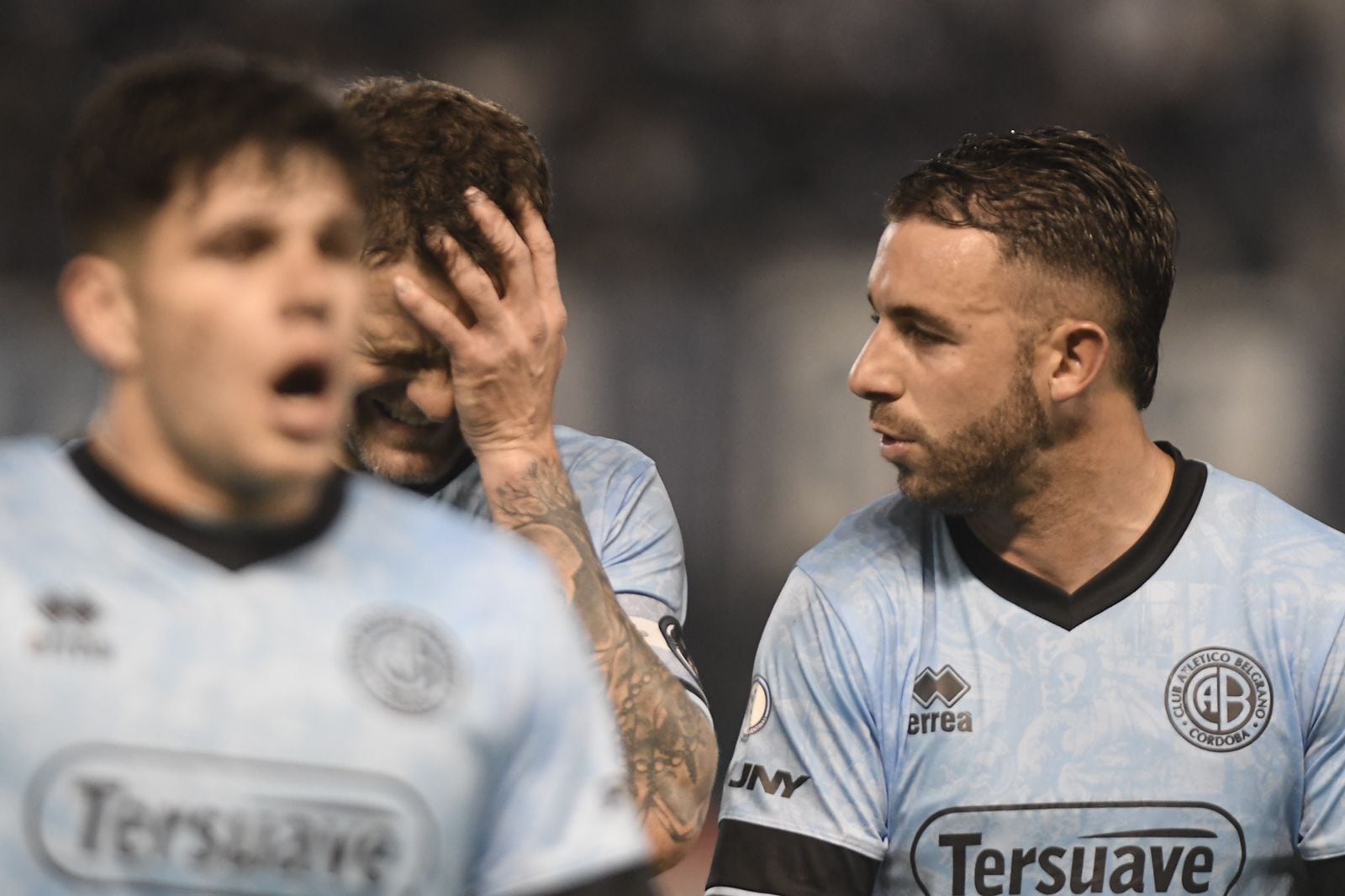 Belgrano en su visita a Quilmes por la fecha 25. (Federico López Claro / La Voz).