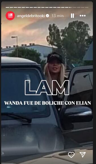 El acercamiento entre Wanda Nara y L-Gante