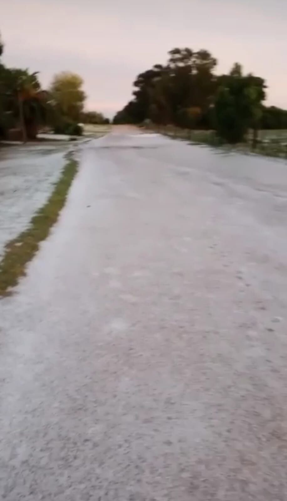 granizo en Claromecó