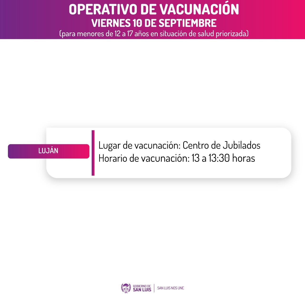 Vacunación