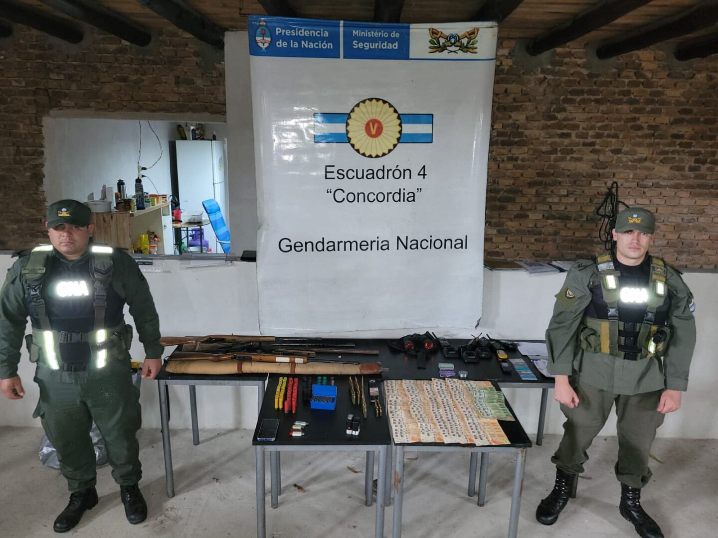 Allanamientos de Gendarmería en Concordia