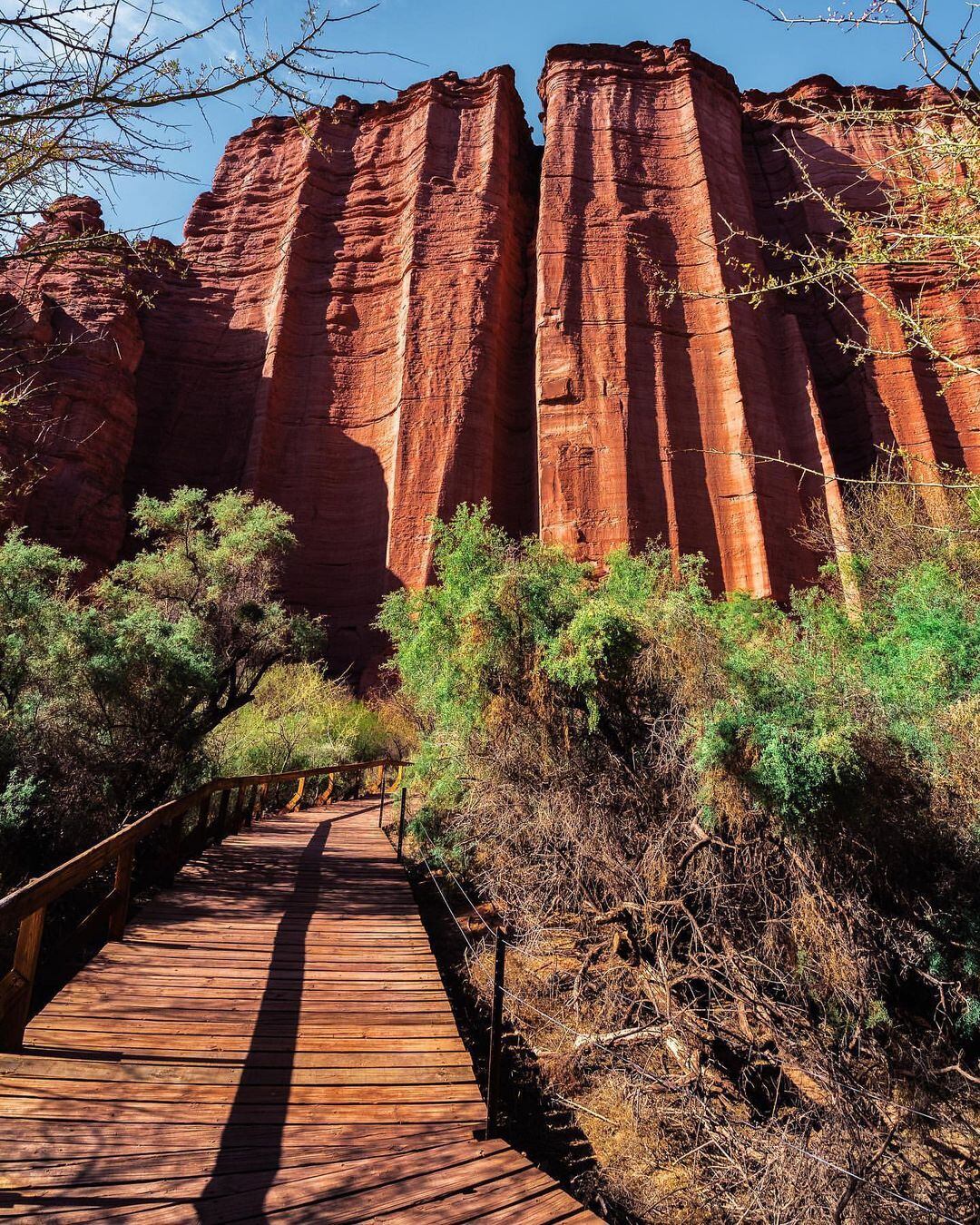 El Parque Nacional Talampaya, una de las maravillas que ofrece La Rioja.