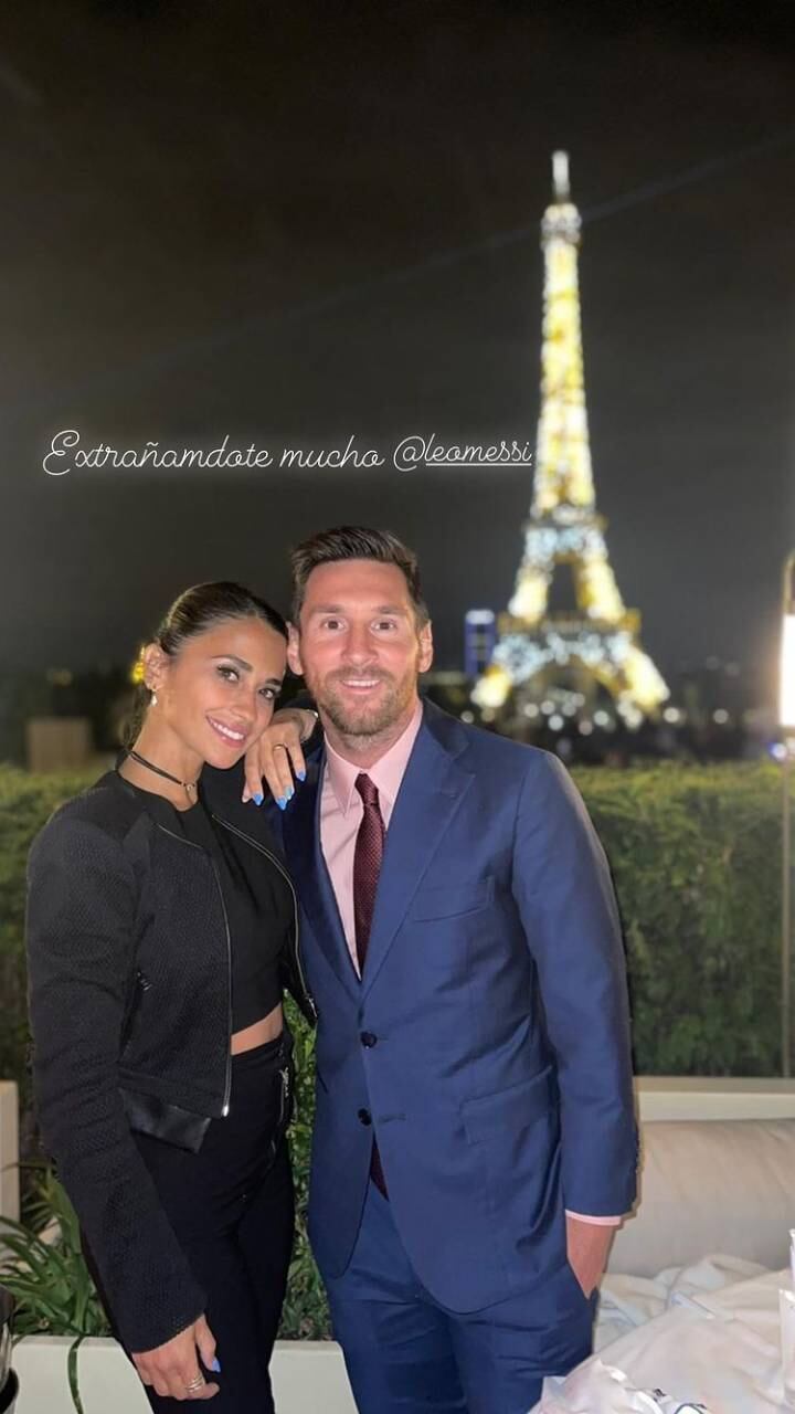 La influencer y Messi disfrutaron de varias salidas románticas desde que se instalaron en París.