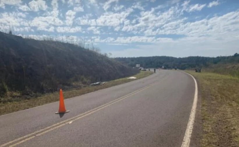 Accidente fatal en Bernardo de Irigoyen: un motociclista fallecido.