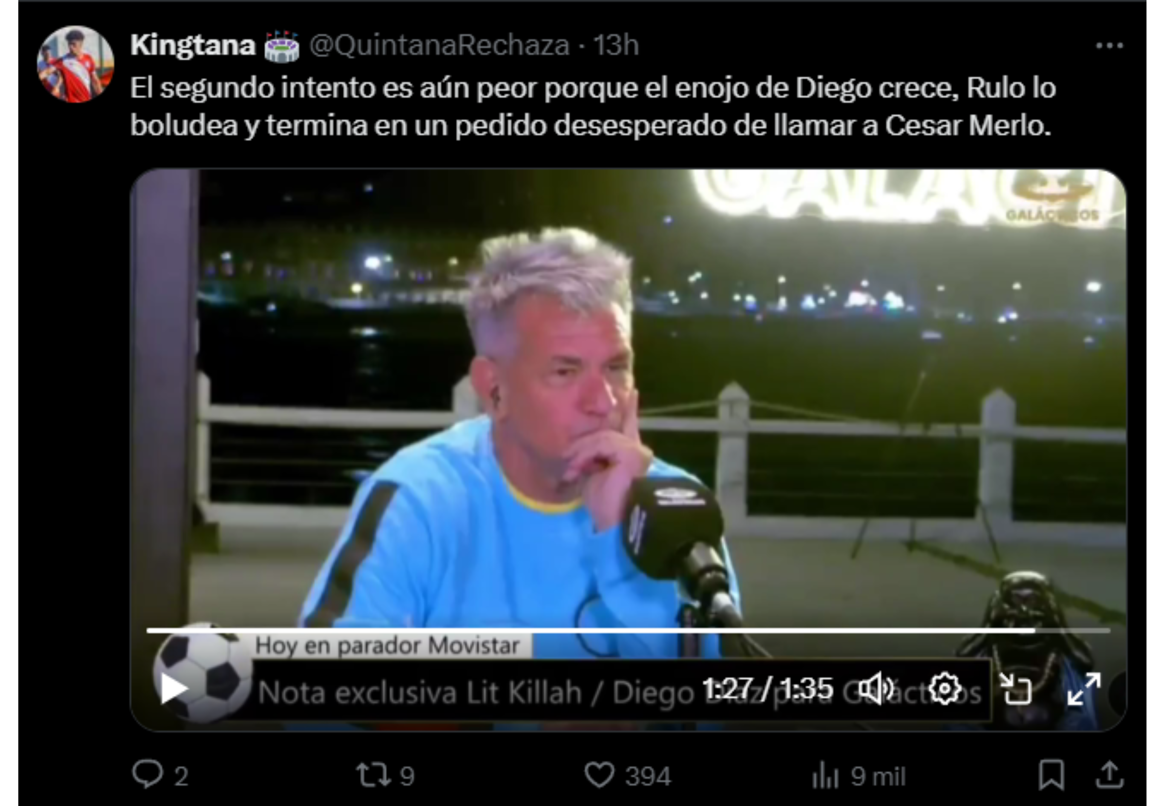 El clip de Diego Díaz.