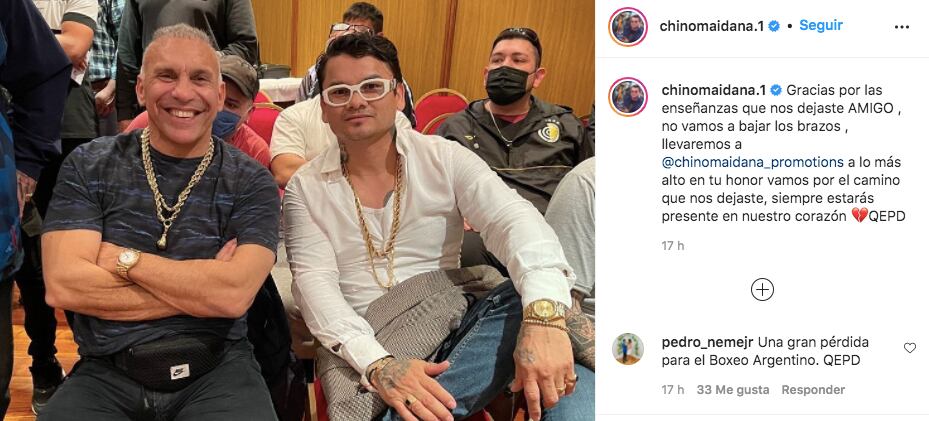 El mensaje del Chino Maidana tras la muerte de Acero Cali.