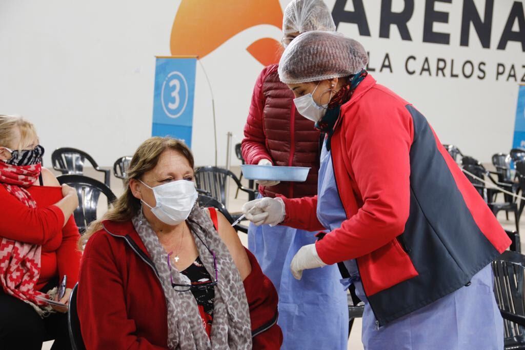 Vacunación contra el Covid-19 en Carlos Paz.