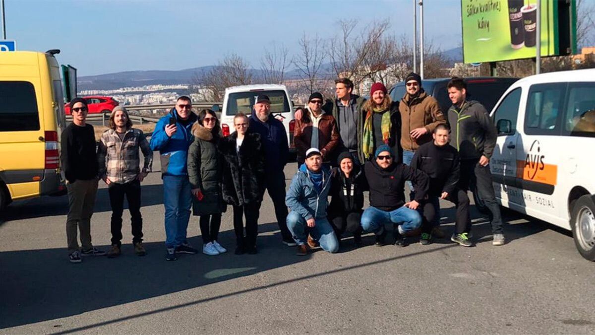 Un santiagueño que vive en Alemania junta donaciones para refugiados ucranianos