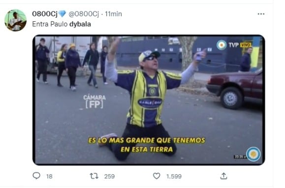 El cordobés ingresó por el goleador Julián Álvarez y las redes explotaron de memes.