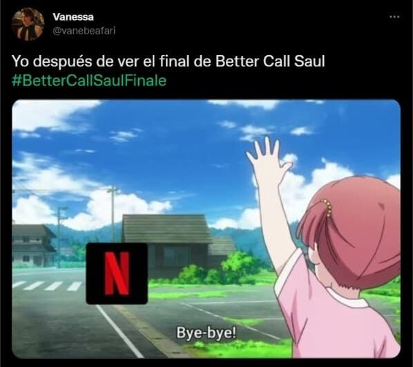 Meme por el final de la temporada de "Better Call Saul".