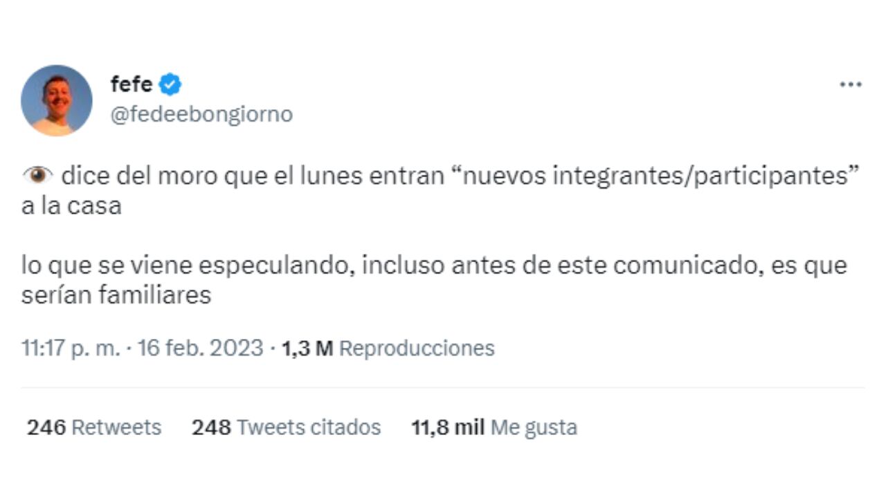 La teoría que circula en Twitter.